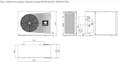 Тепловой насос Mycond BeeThermic размеры